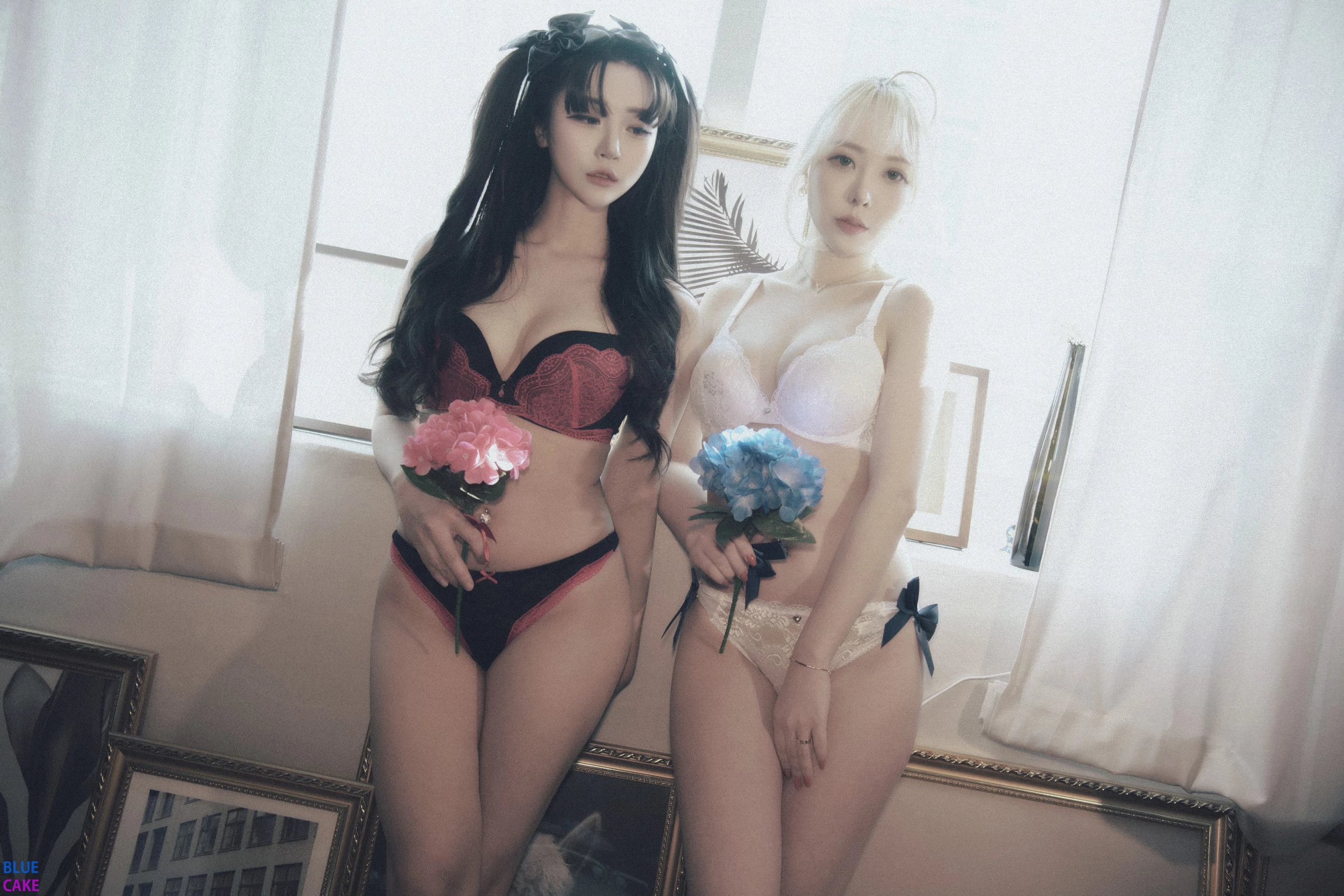 Bomi [보미] & Zia [지아] Fate Saber x Thosaka Rin – Lingerie.Ver 2 [78P]