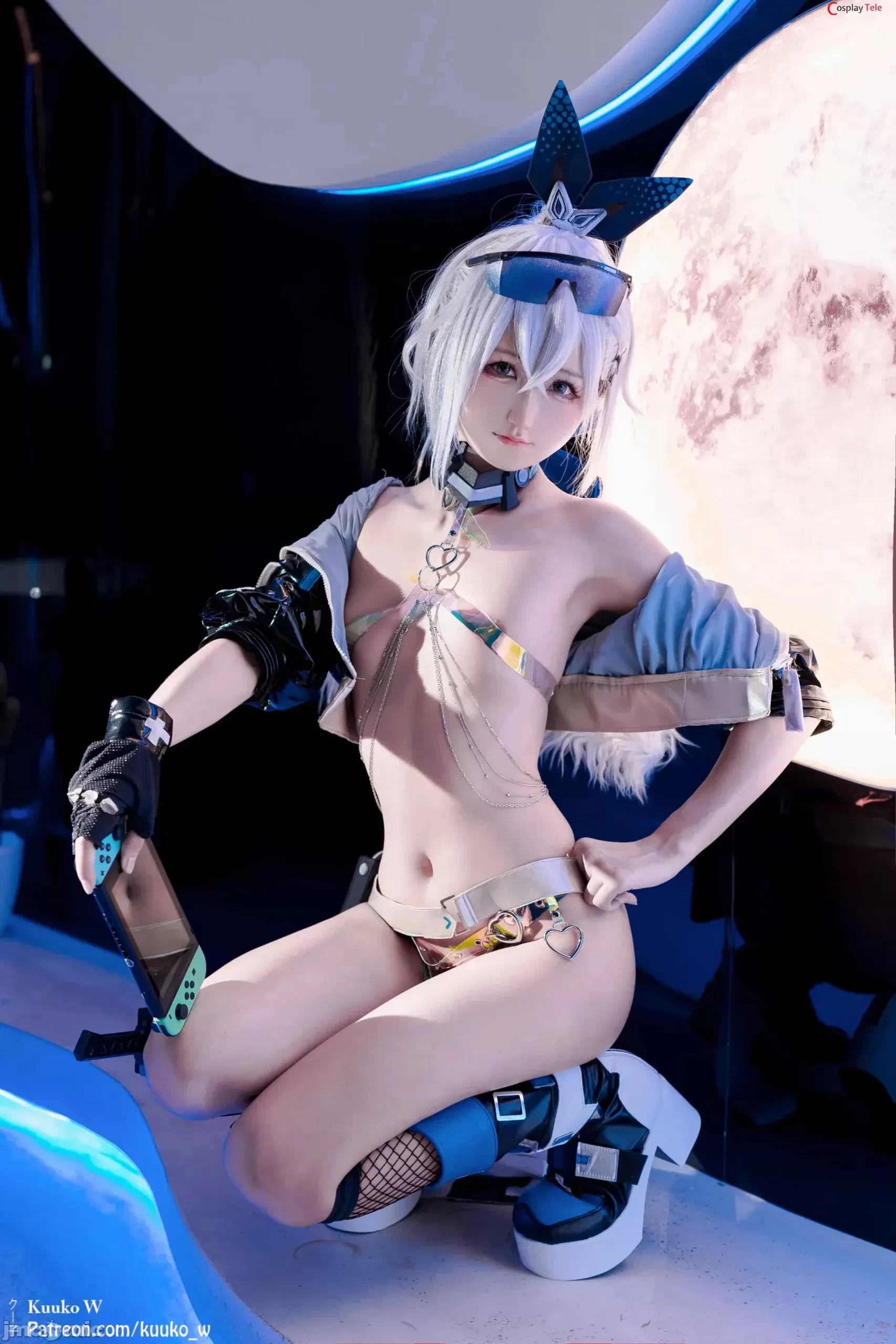 Kuuko W [クー子] cosplay Silver Wolf – HonkaiStar Rail [47P]