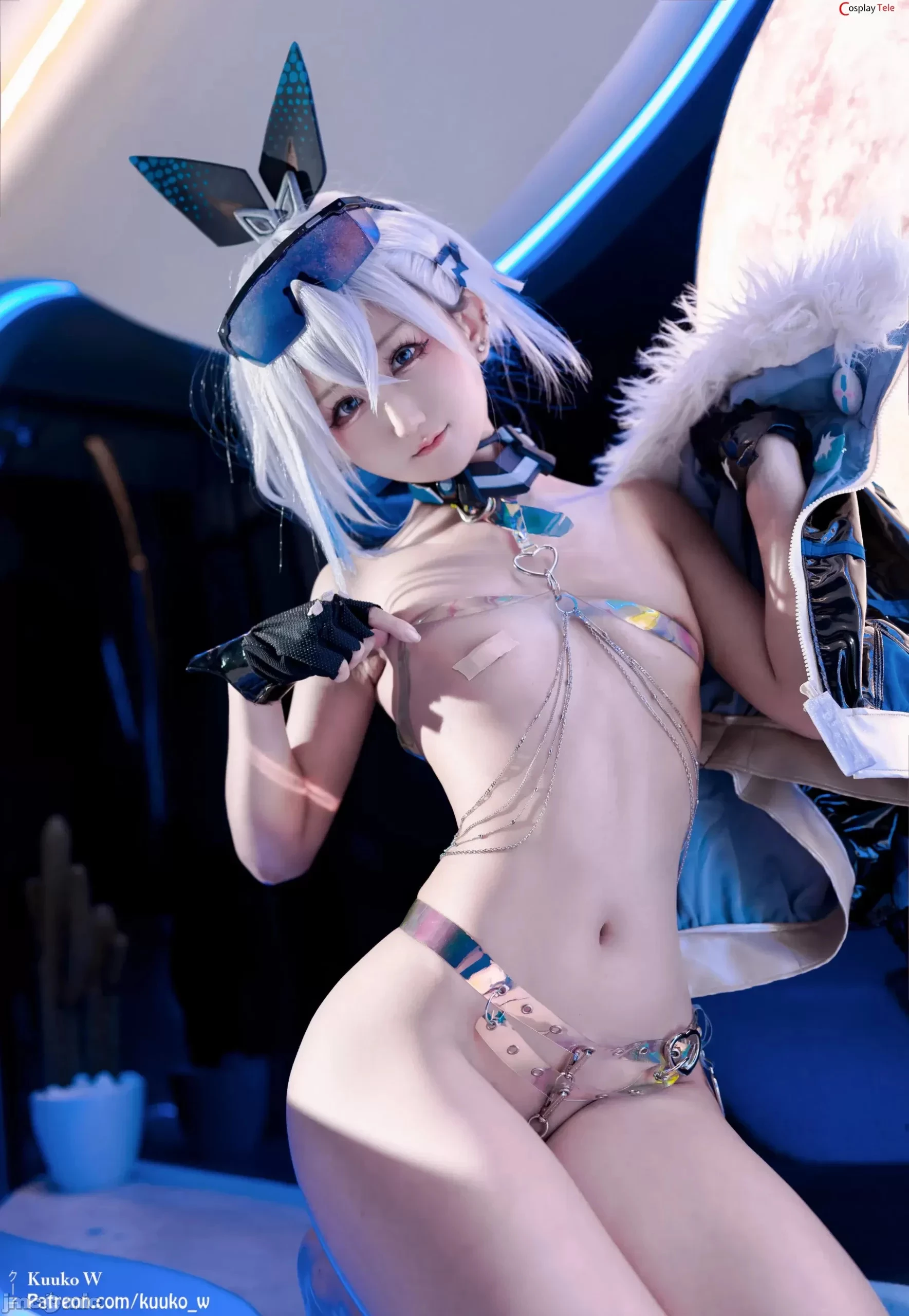 Kuuko W [クー子] cosplay Silver Wolf – HonkaiStar Rail [47P]