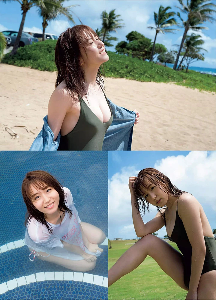 2019年8月13日[写真]SKE48大场美奈出道10年终推出首本写真集东西半球D奶尽露 [37P,片]