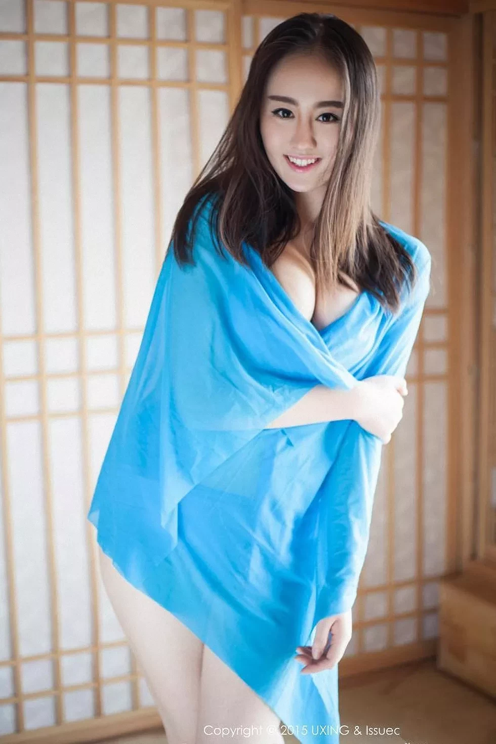 [UXING优星馆]Vol.005_新人嫩模Romi王朝朝蓝色妖姬性感比基尼秀豪乳写真62P