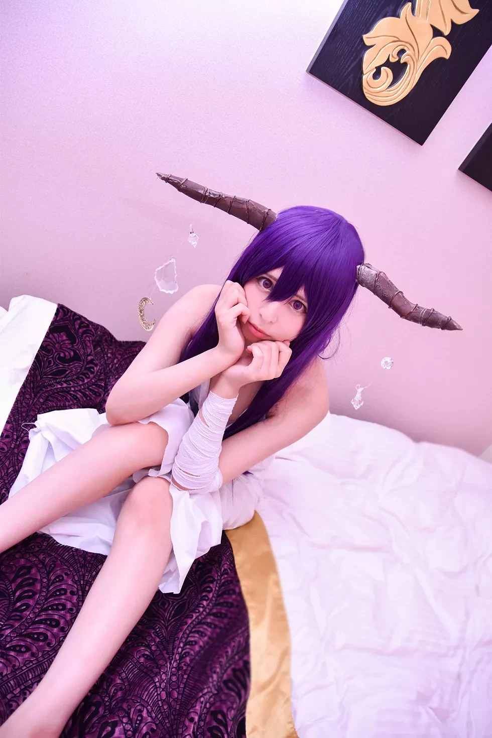 [Cosplay精选]COS正片《だぬあ》图集牛魔王美少女性感内衣写真100P