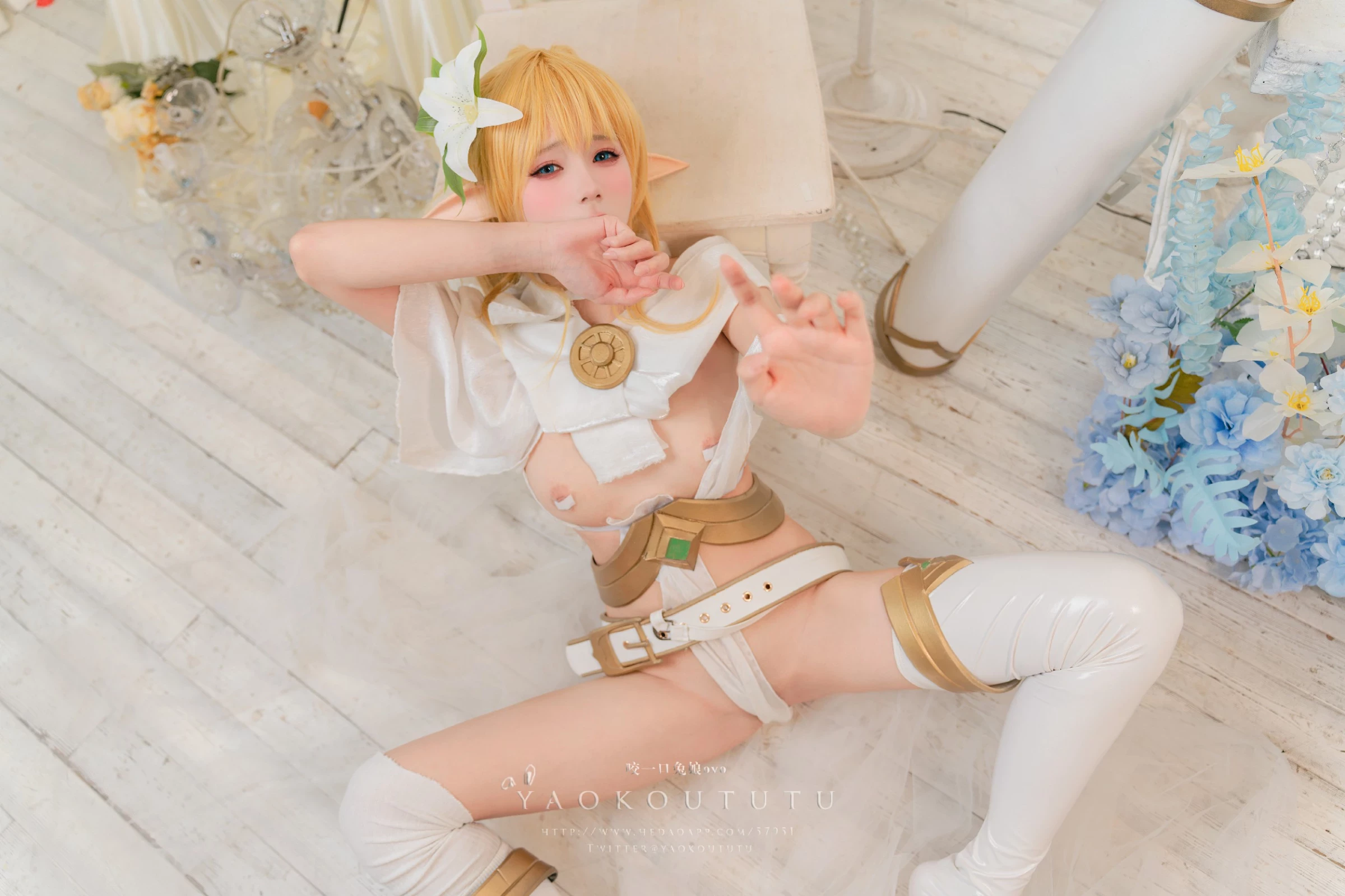 Coser@黏黏团子兔 - ‘精灵 弓箭手’广寒宫 [50P]