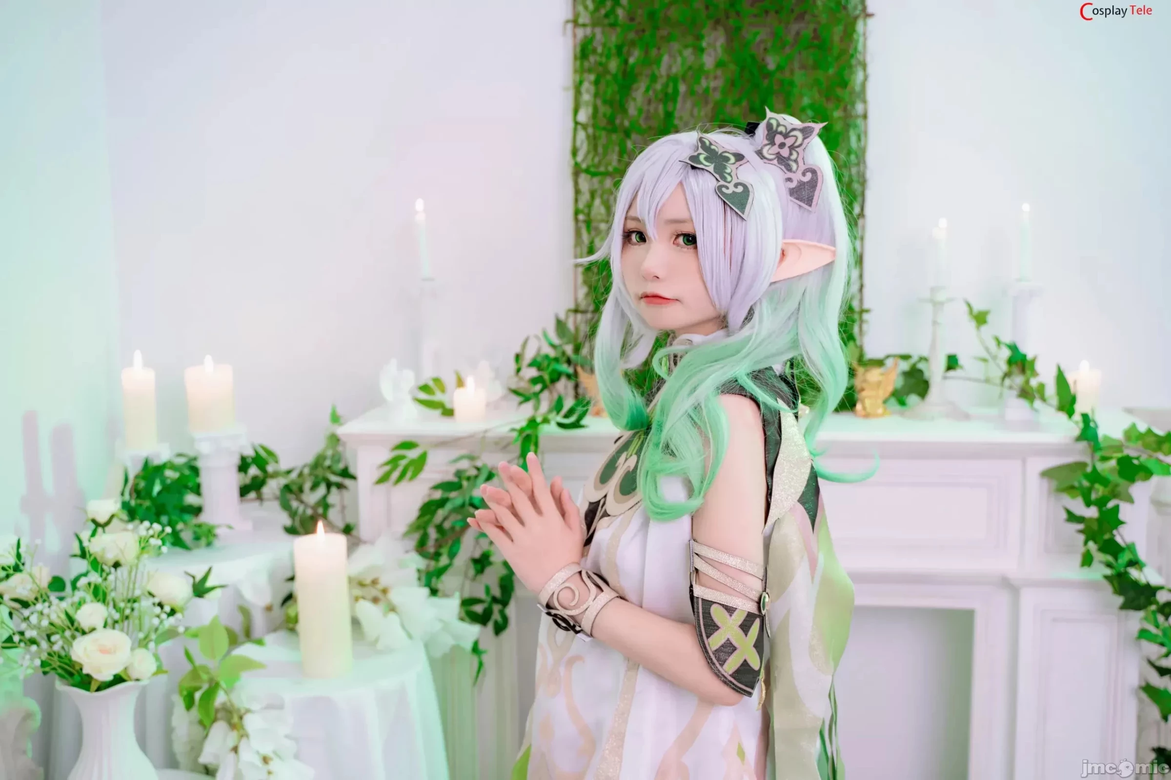 Nekokoyoshi [爆机少女喵小吉] cosplay Nahida – Genshin Impact [85P]