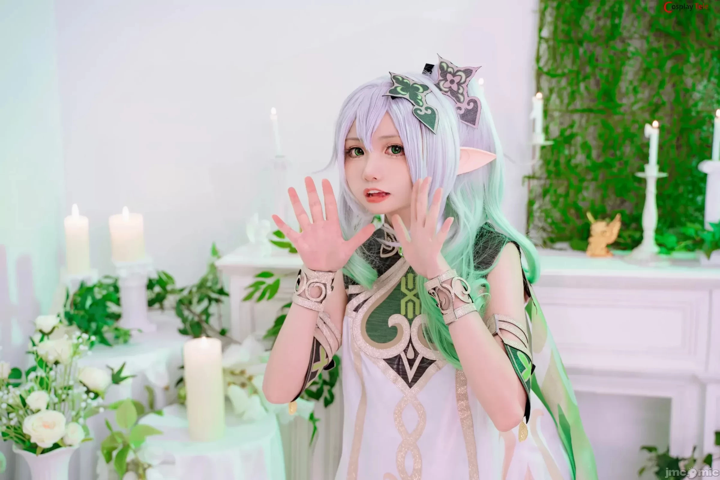 Nekokoyoshi [爆机少女喵小吉] cosplay Nahida – Genshin Impact [85P]