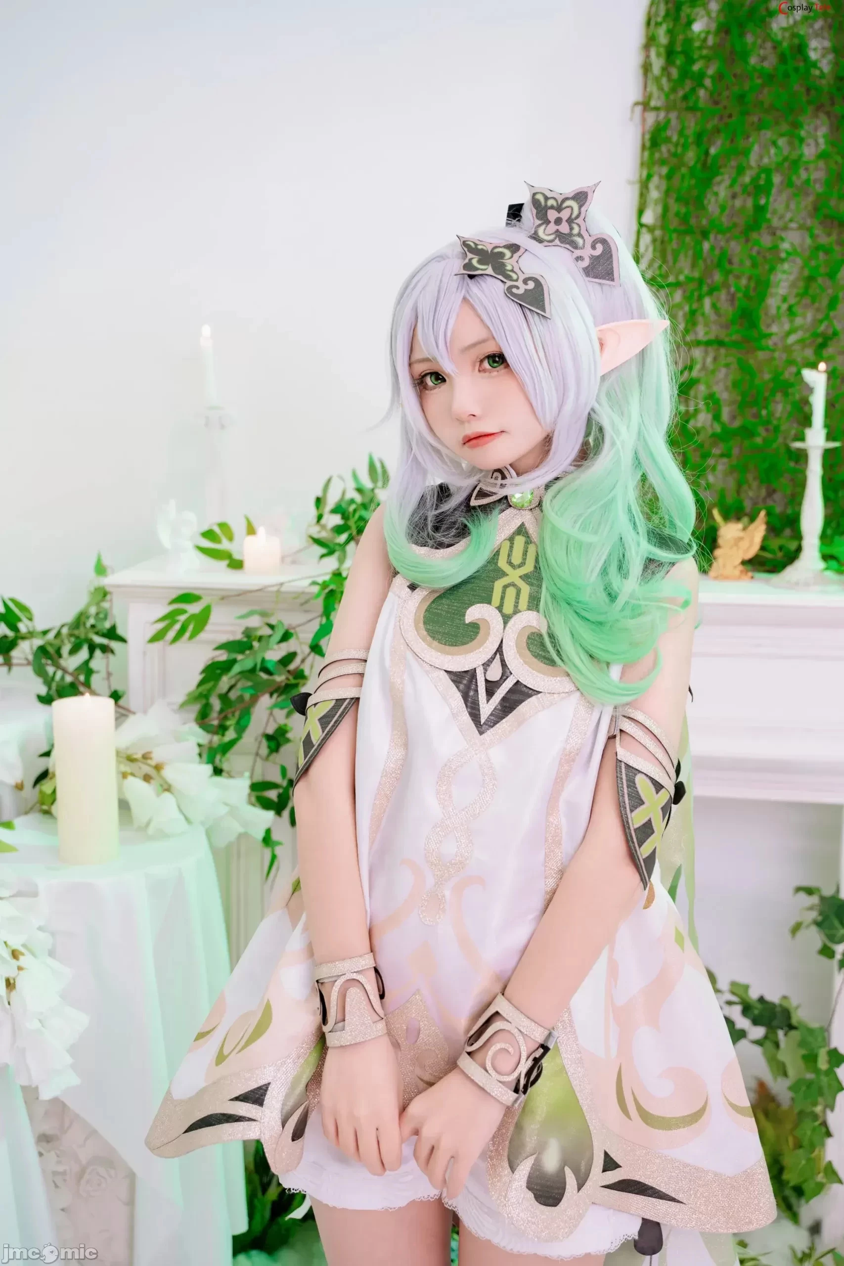 Nekokoyoshi [爆机少女喵小吉] cosplay Nahida – Genshin Impact [85P]