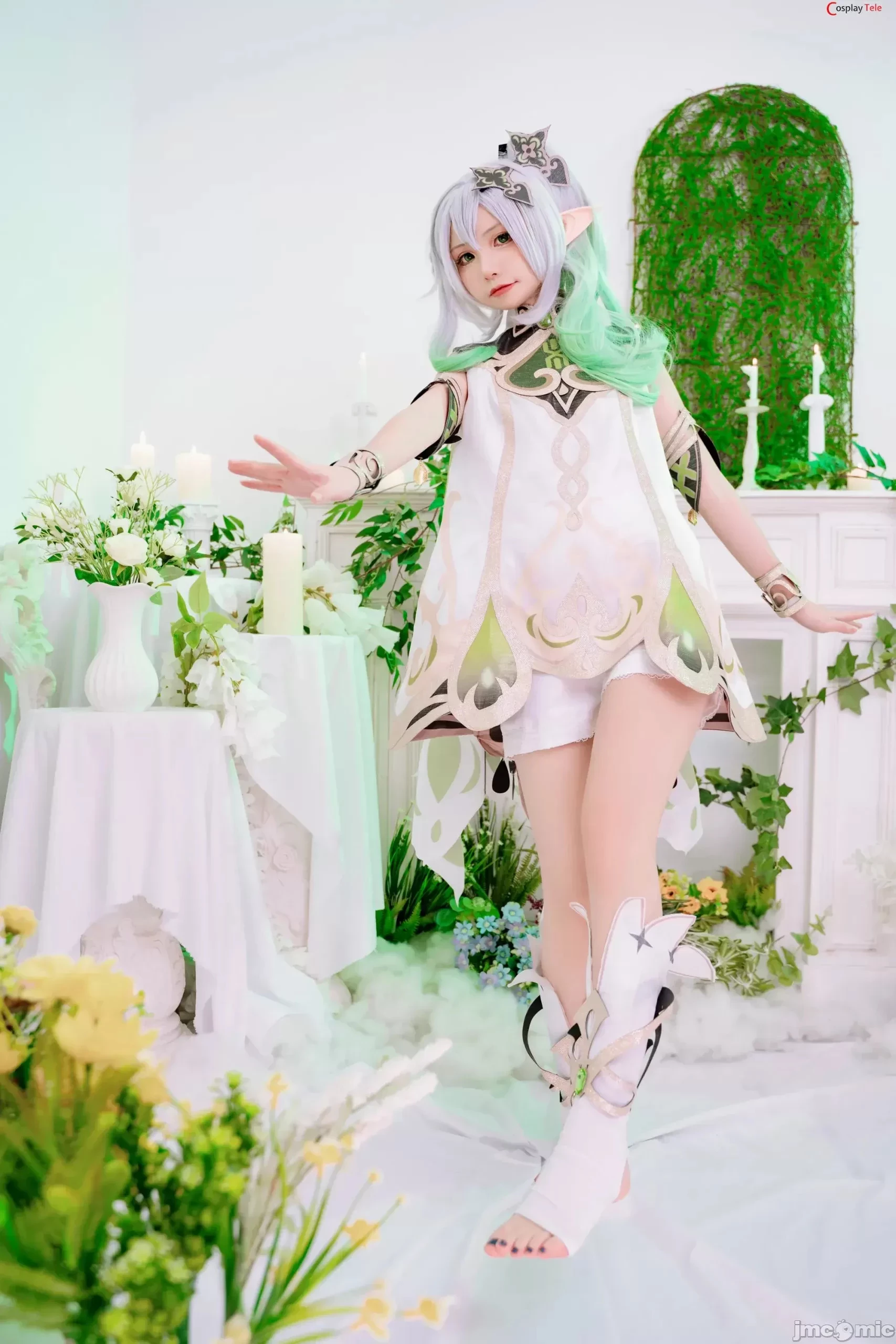 Nekokoyoshi [爆机少女喵小吉] cosplay Nahida – Genshin Impact [85P]