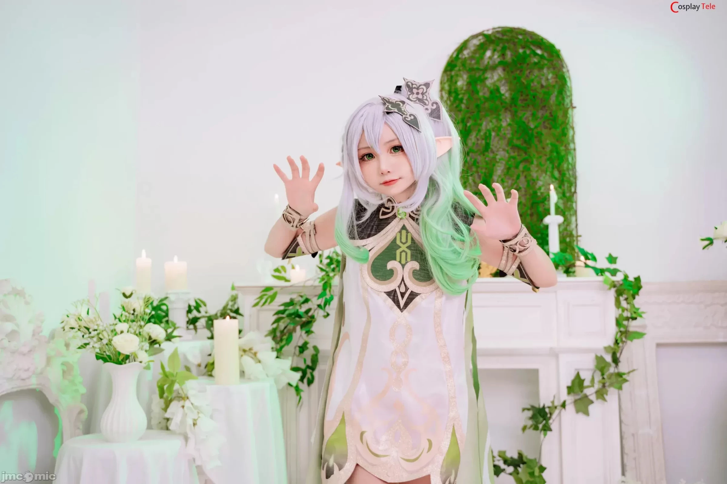 Nekokoyoshi [爆机少女喵小吉] cosplay Nahida – Genshin Impact [85P]