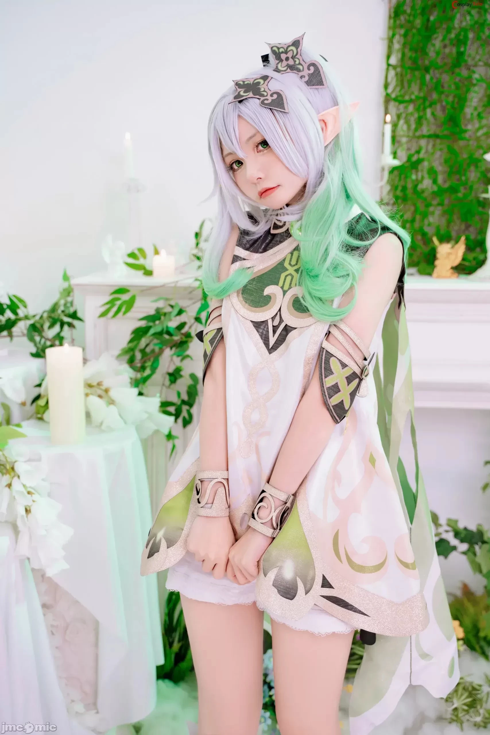 Nekokoyoshi [爆机少女喵小吉] cosplay Nahida – Genshin Impact [85P]