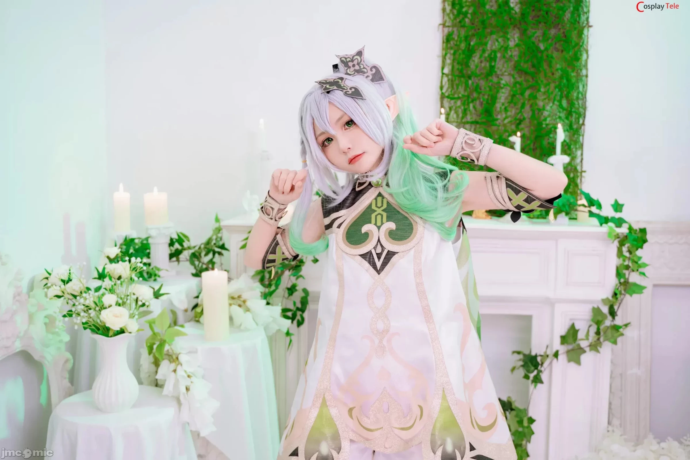 Nekokoyoshi [爆机少女喵小吉] cosplay Nahida – Genshin Impact [85P]