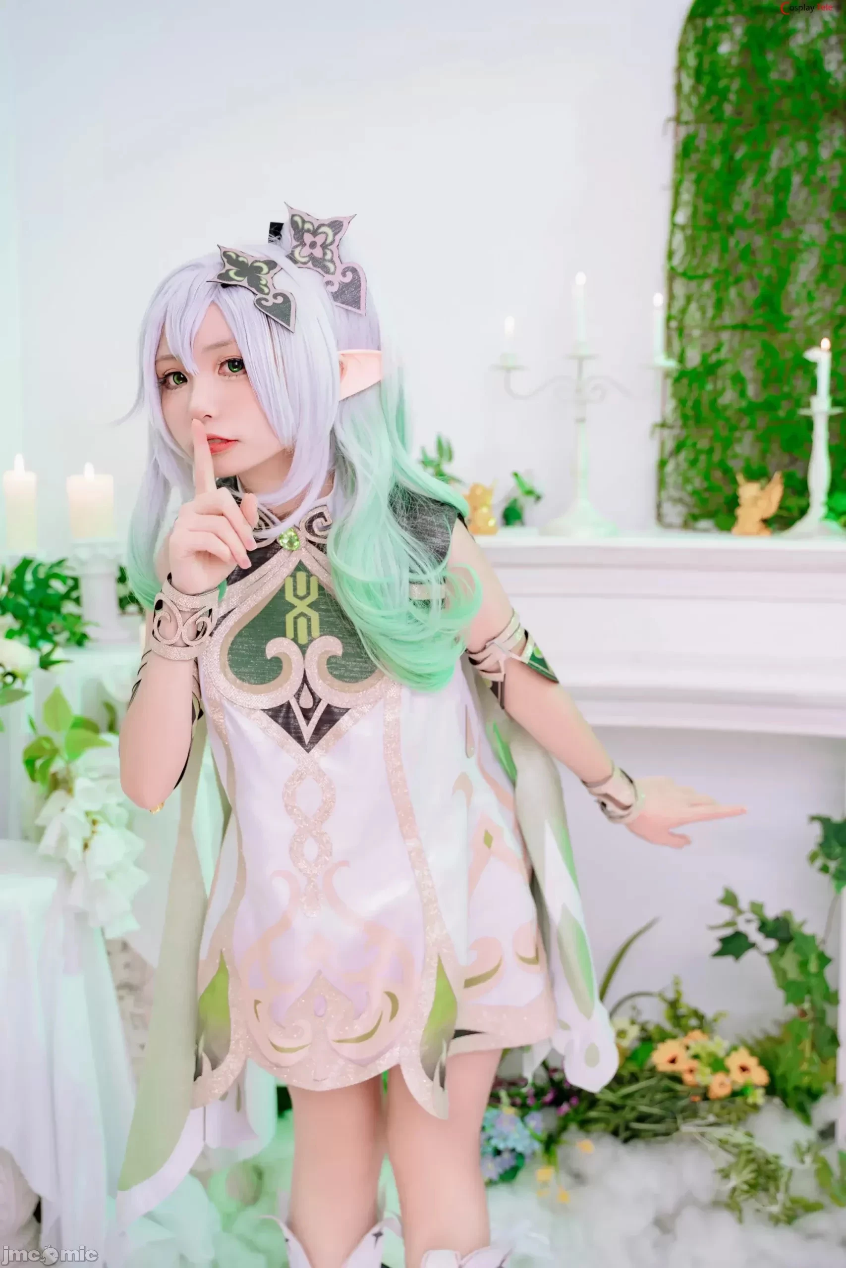 Nekokoyoshi [爆机少女喵小吉] cosplay Nahida – Genshin Impact [85P]