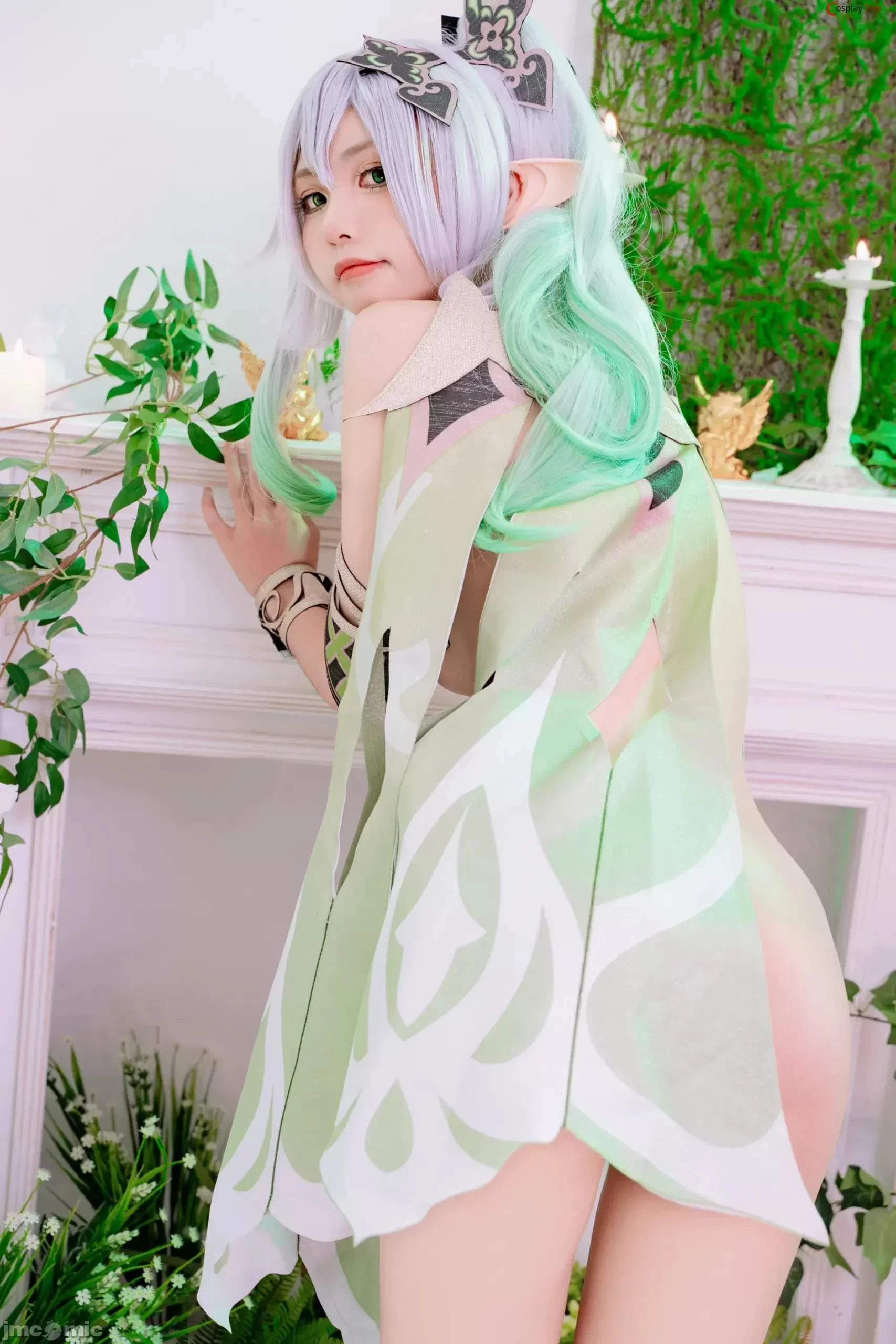 Nekokoyoshi [爆机少女喵小吉] cosplay Nahida – Genshin Impact [85P]