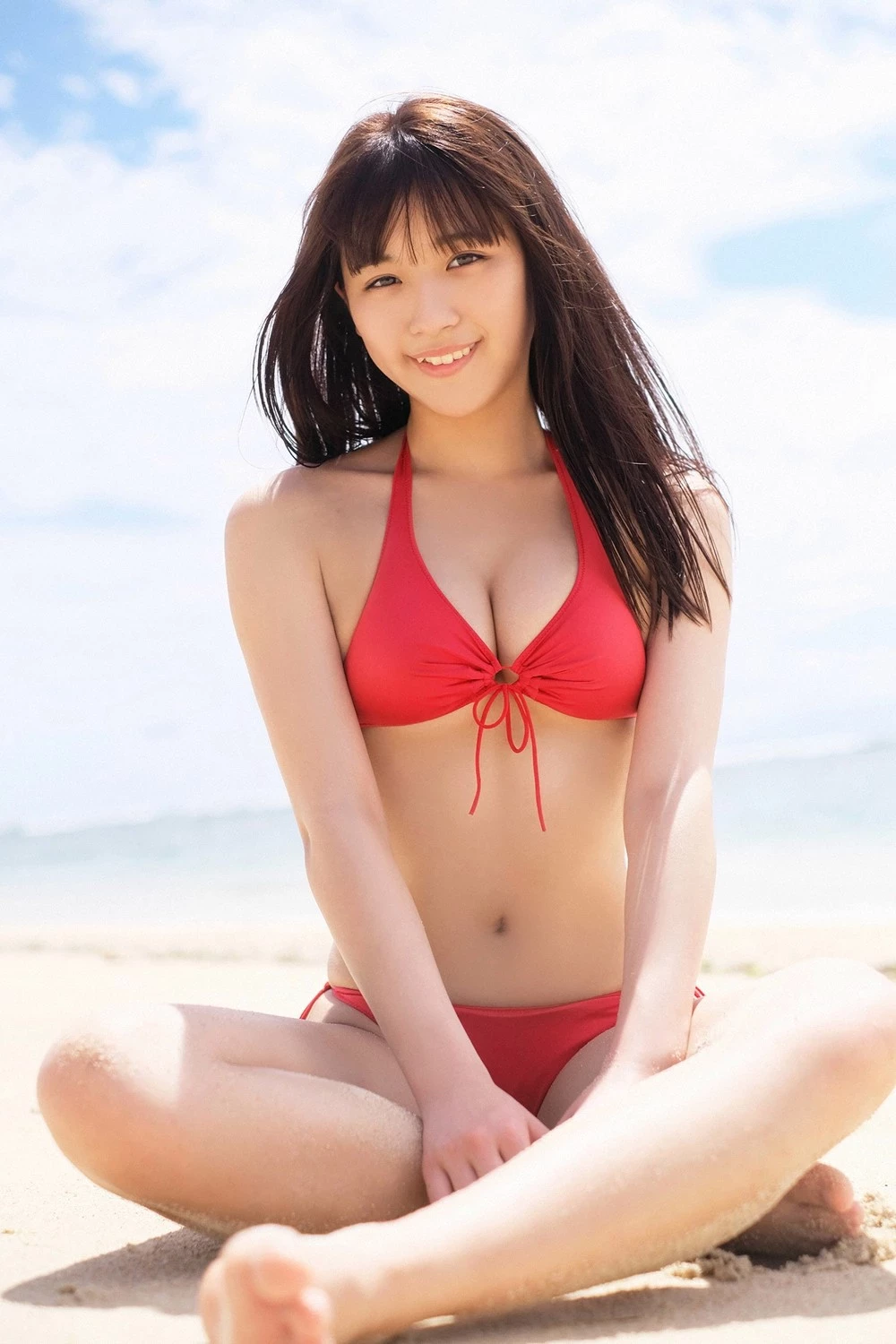 浅川梨奈 最强美乳！ 暗黑深沟超想一头埋进