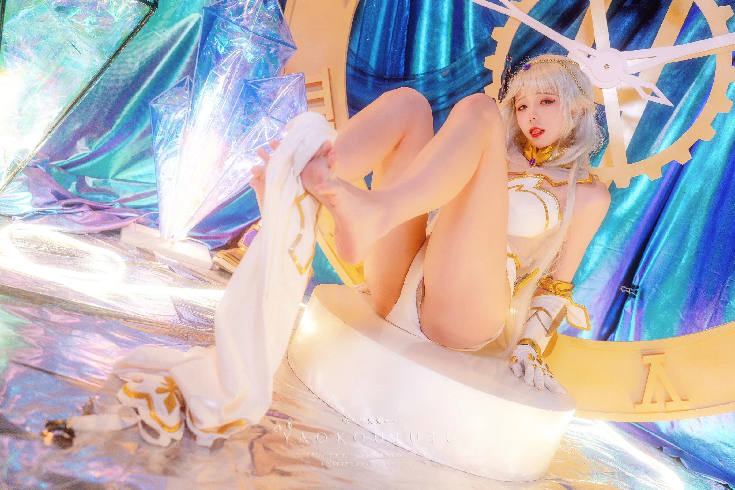 Coser@黏黏团子兔 - T3专属特典 海王星’  T3专属舞蹈 江南style’ [47P]