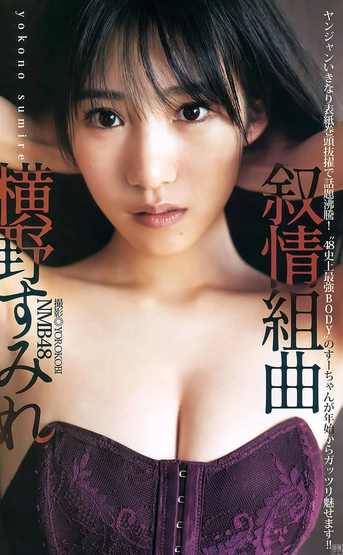 NMB横野すみれ 美巨乳グラビアがエロ过ぎる--2020 1 14追加 ここから--