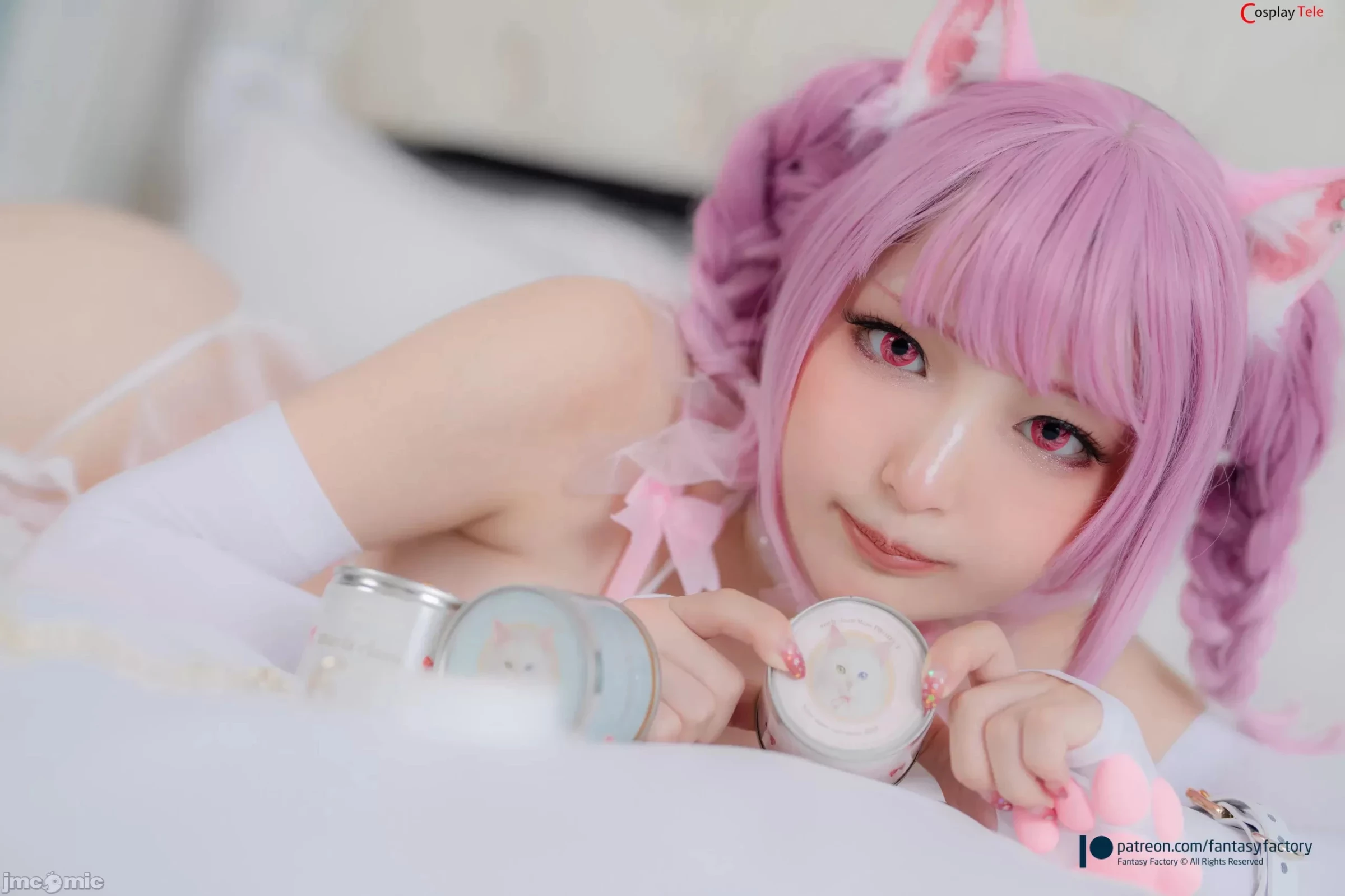 Fantasy Factory – 小丁 [Xiao Ding] – Pink Cat [42P]