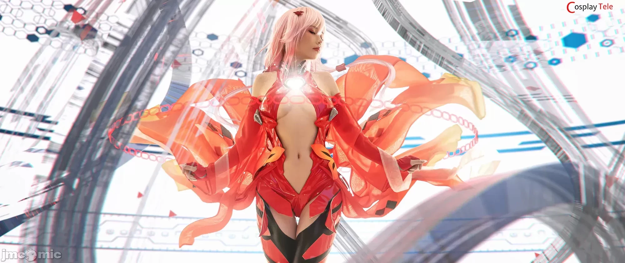 Nekokoyoshi [爆机少女喵小吉] cosplay Inori Yuzuriha – Guilty Crown [51P]