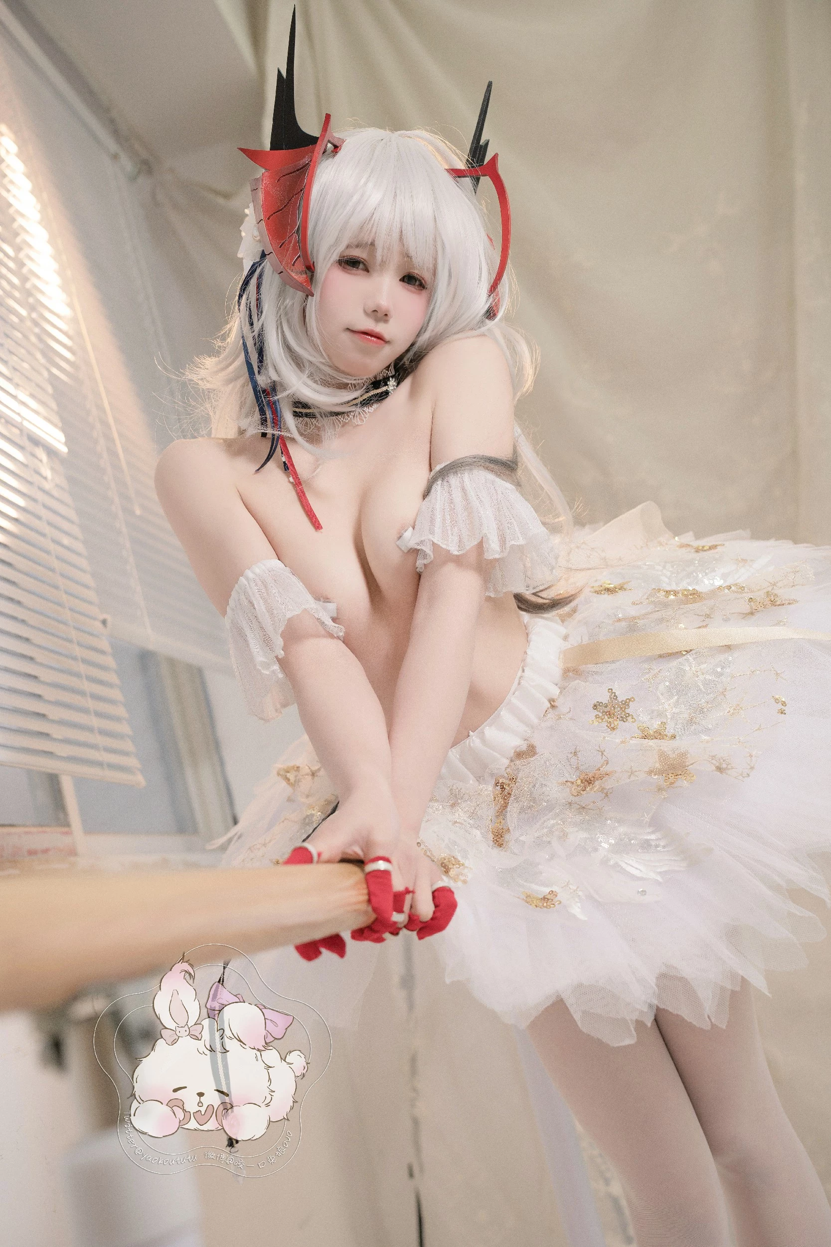 Coser@黏黏团子兔 - W天鹅之舞 [55P]