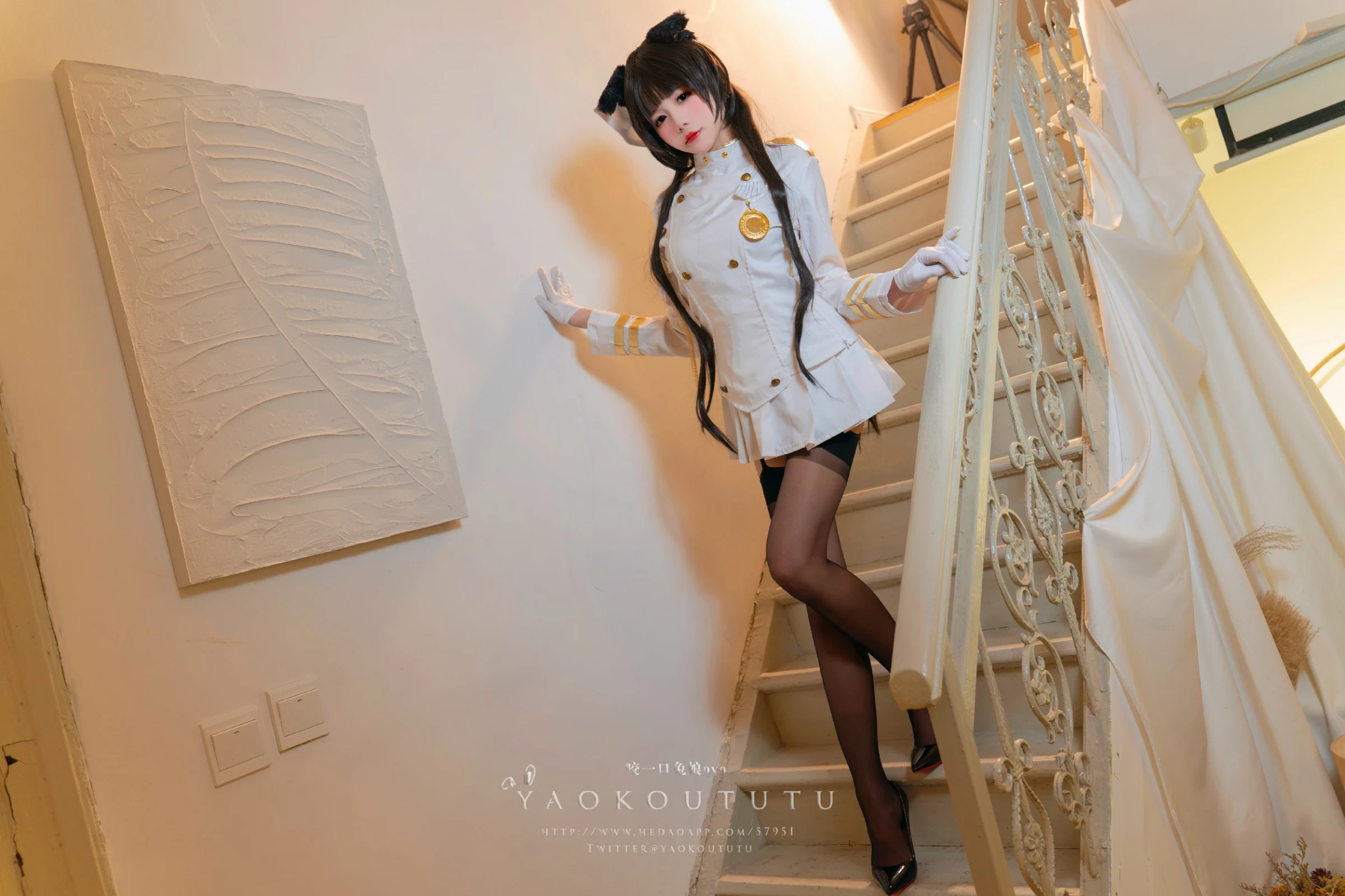 Coser@黏黏团子兔 - 八月T3专属特典 爱宕’& 八月T3专属舞蹈 Excuse me’ [49P]