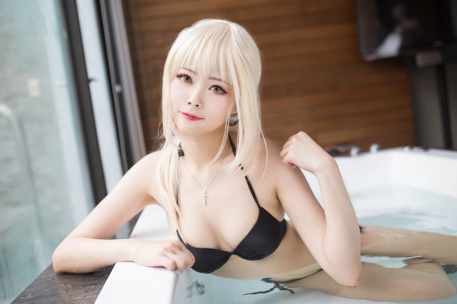 FGO 黑呆阿尔托莉雅黑丝cosplay [97P]