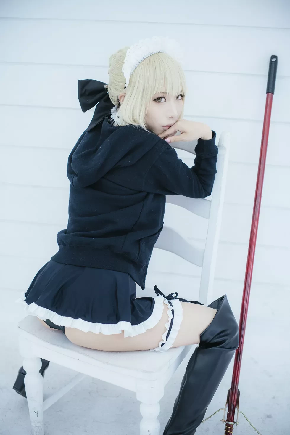 [Cosplay精选]《HeartBreak Morgan》吃雪糕的紧身衣妹子性感写真243P