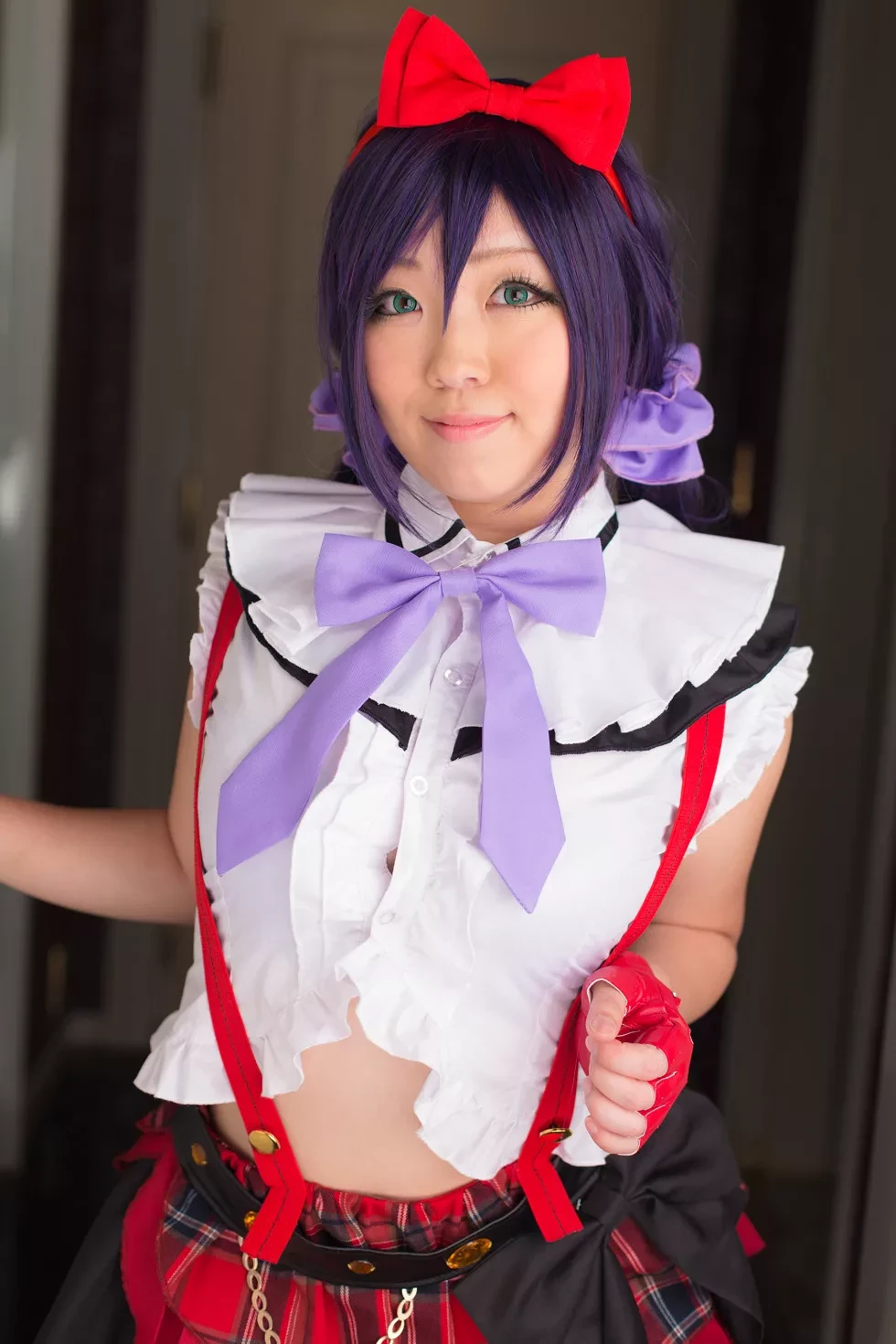 [Cosplay精选]COS正片《は紫や》图集丰满美少女粉红薄纱裙秀豪乳写真200P