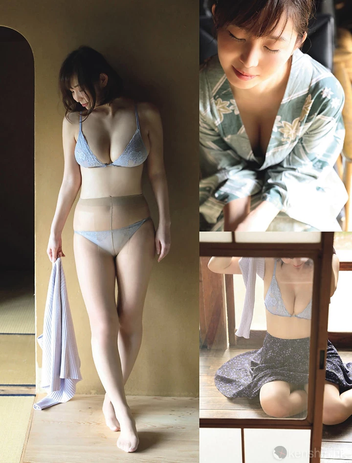 盐地美澄第三本写真集全裸展露最出色的38岁雪白G乳治愈BODY