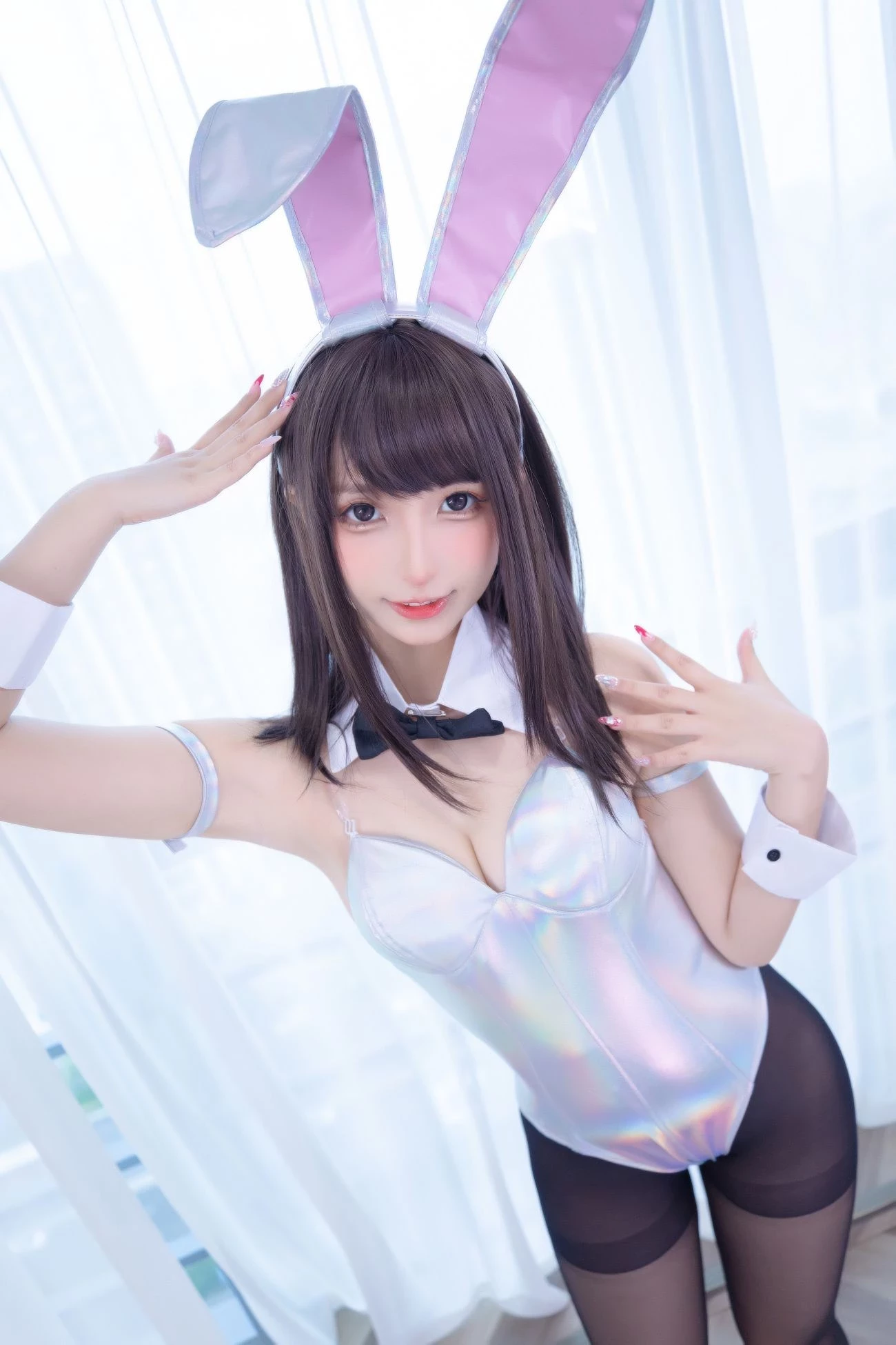 微博美少女神楽板真冬Cosplay性感写真バニーバブル [150P]