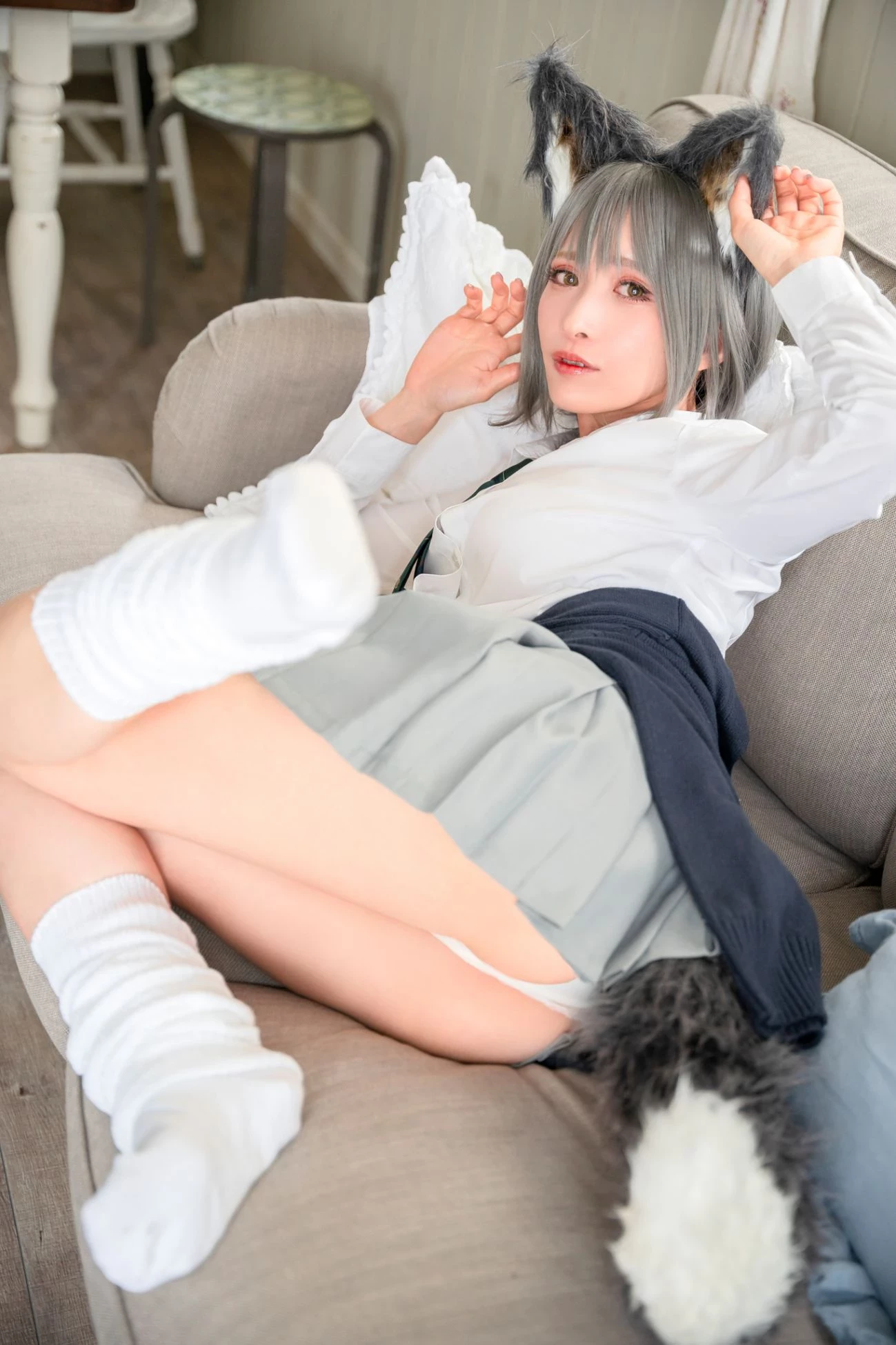 Cosplay C98 girlfriend end JILL オオカミちゃんって呼んでもイイよ 01gakkou