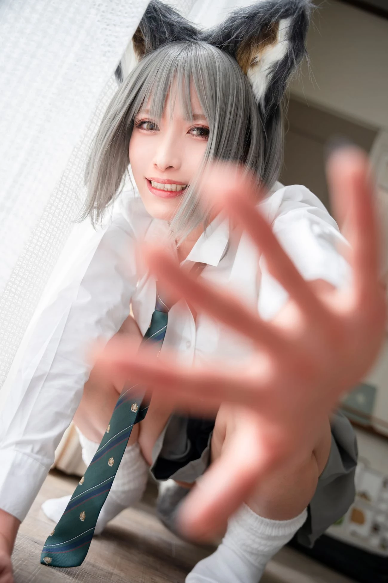 Cosplay C98 girlfriend end JILL オオカミちゃんって呼んでもイイよ 01gakkou