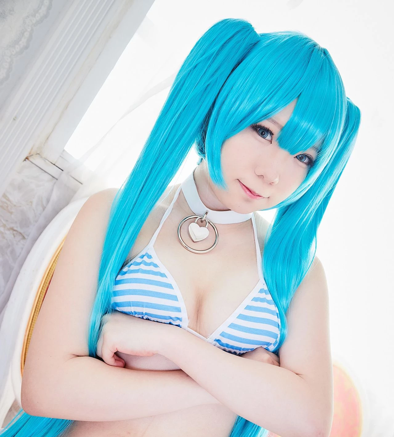 Cosplay 奈々のしっぽ 松岡奈々 ミクと秘密の撮影會