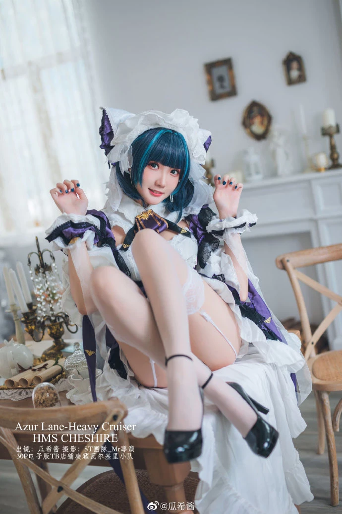 [COS]碧藍航線-柴郡cos_甜美的貓女僕：瓜希醬