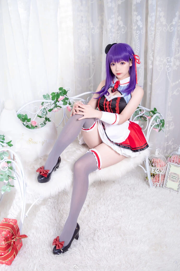 《Fate EXTRA》間桐櫻性感女僕Cosplay[CN：雪晴Astra] [9P]