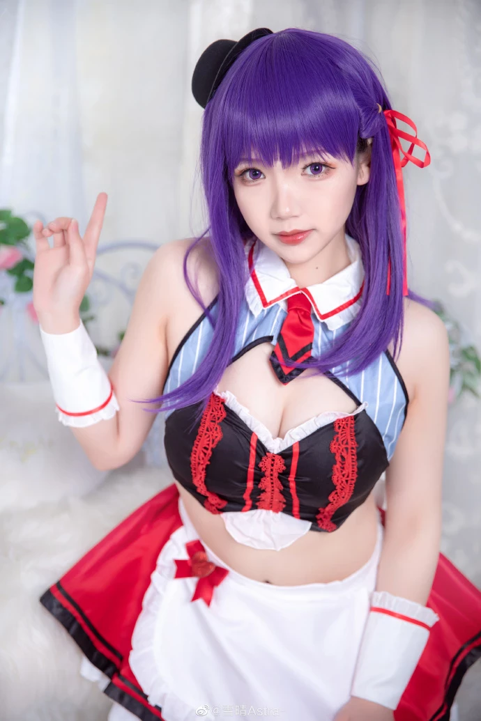 《Fate EXTRA》間桐櫻性感女僕Cosplay[CN：雪晴Astra] [9P]