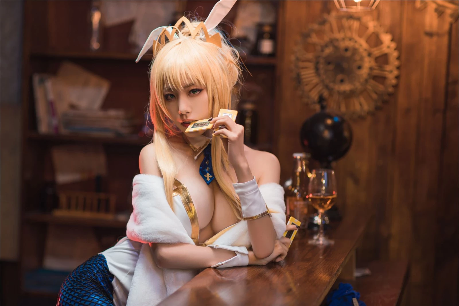 cosplay 水淼 白槍呆