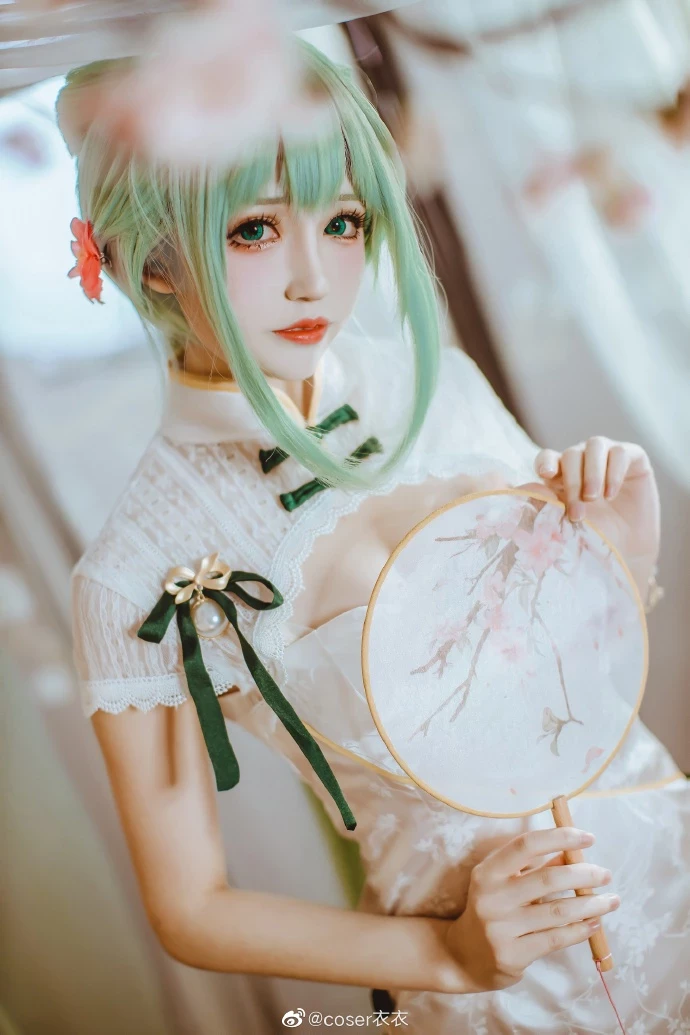 初音未來可愛的旗袍Cosplay美圖[CN：coser衣衣] [15P]