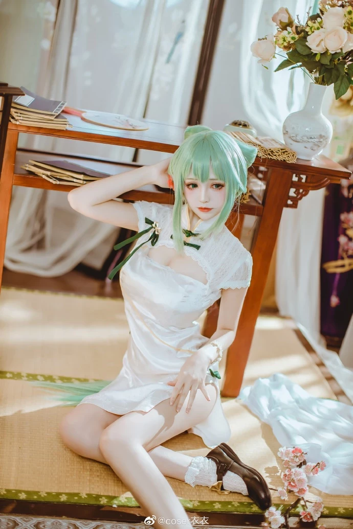 初音未來可愛的旗袍Cosplay美圖[CN：coser衣衣] [15P]