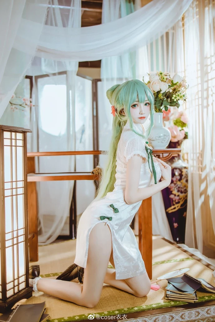 初音未來可愛的旗袍Cosplay美圖[CN：coser衣衣] [15P]