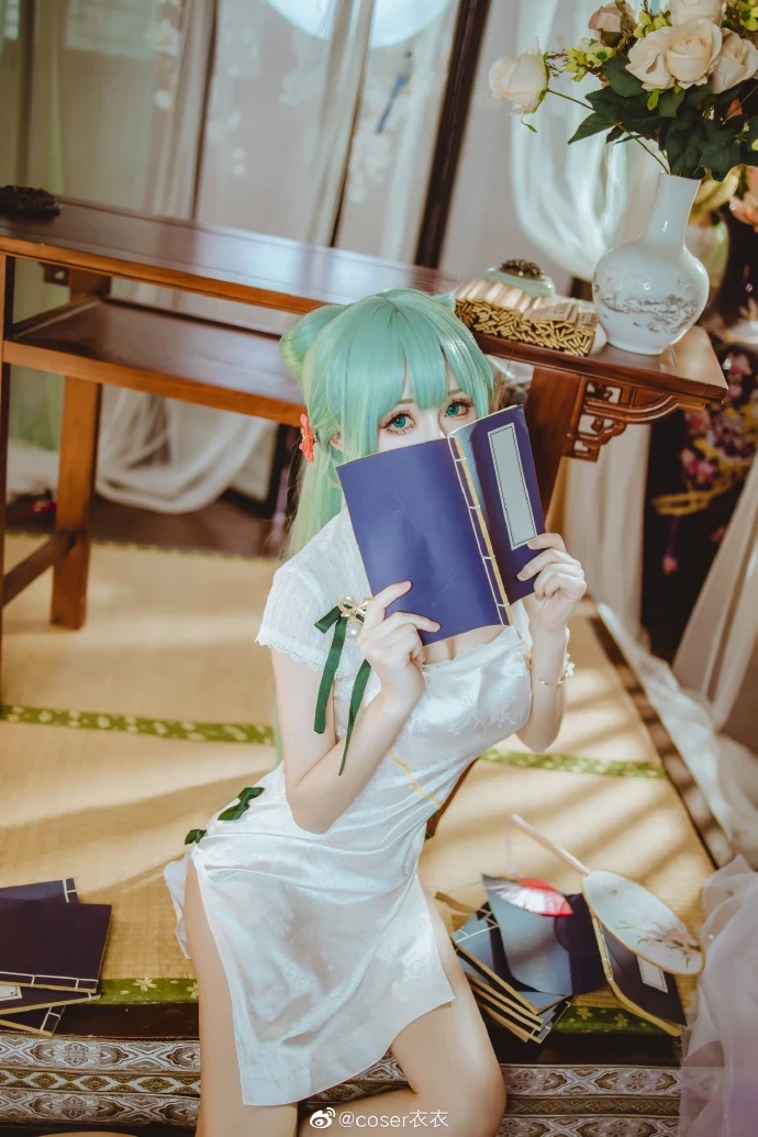 初音未來可愛的旗袍Cosplay美圖[CN：coser衣衣] [15P]