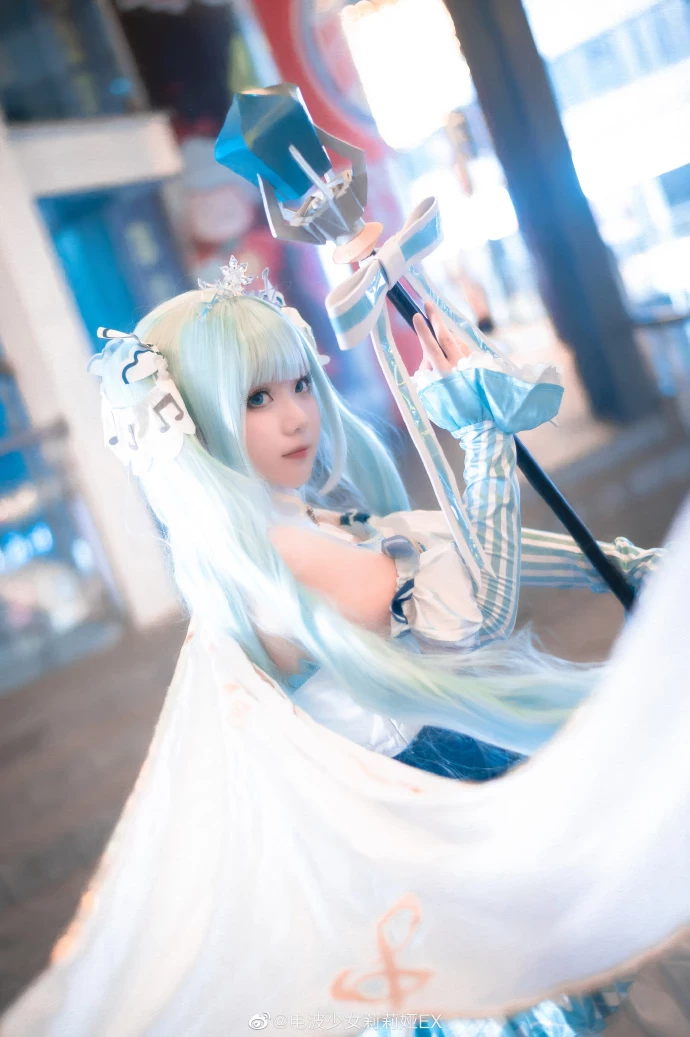 初音未來 2019雪初音 snow miku @電波少女莉莉婭EX [9P]