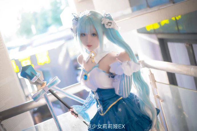 初音未來 2019雪初音 snow miku @電波少女莉莉婭EX [9P]