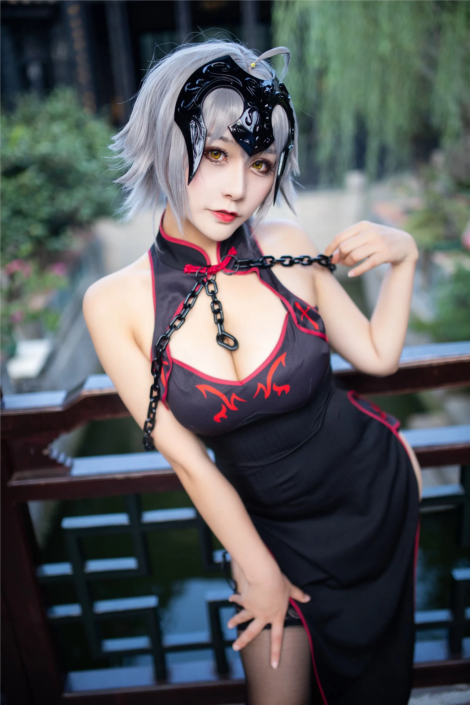 cosplay 三刀刀Miido - 黑貞德