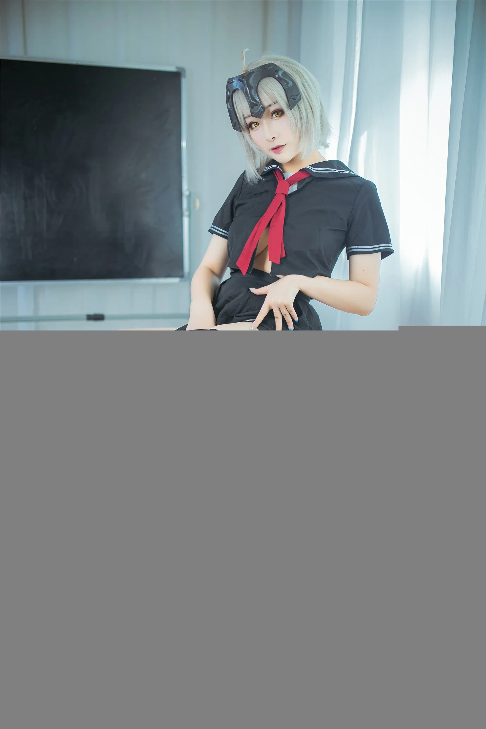 cosplay 三刀刀Miido - 黑貞德