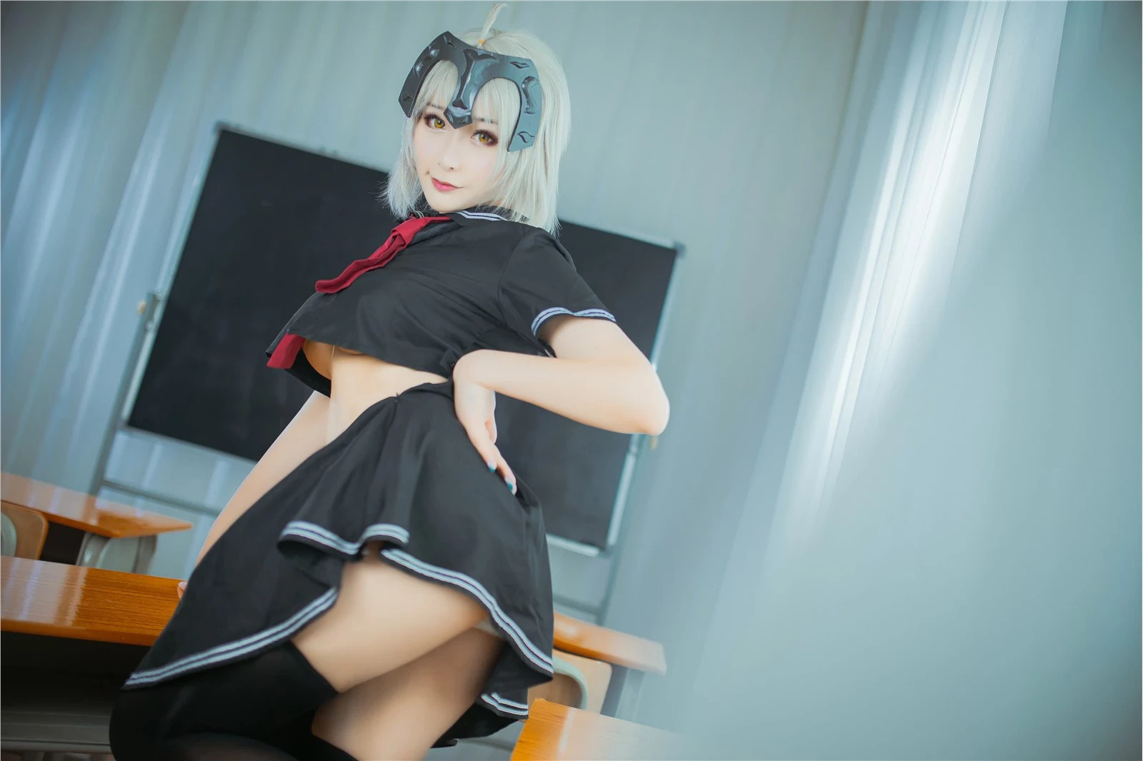 cosplay 三刀刀Miido - 黑貞德