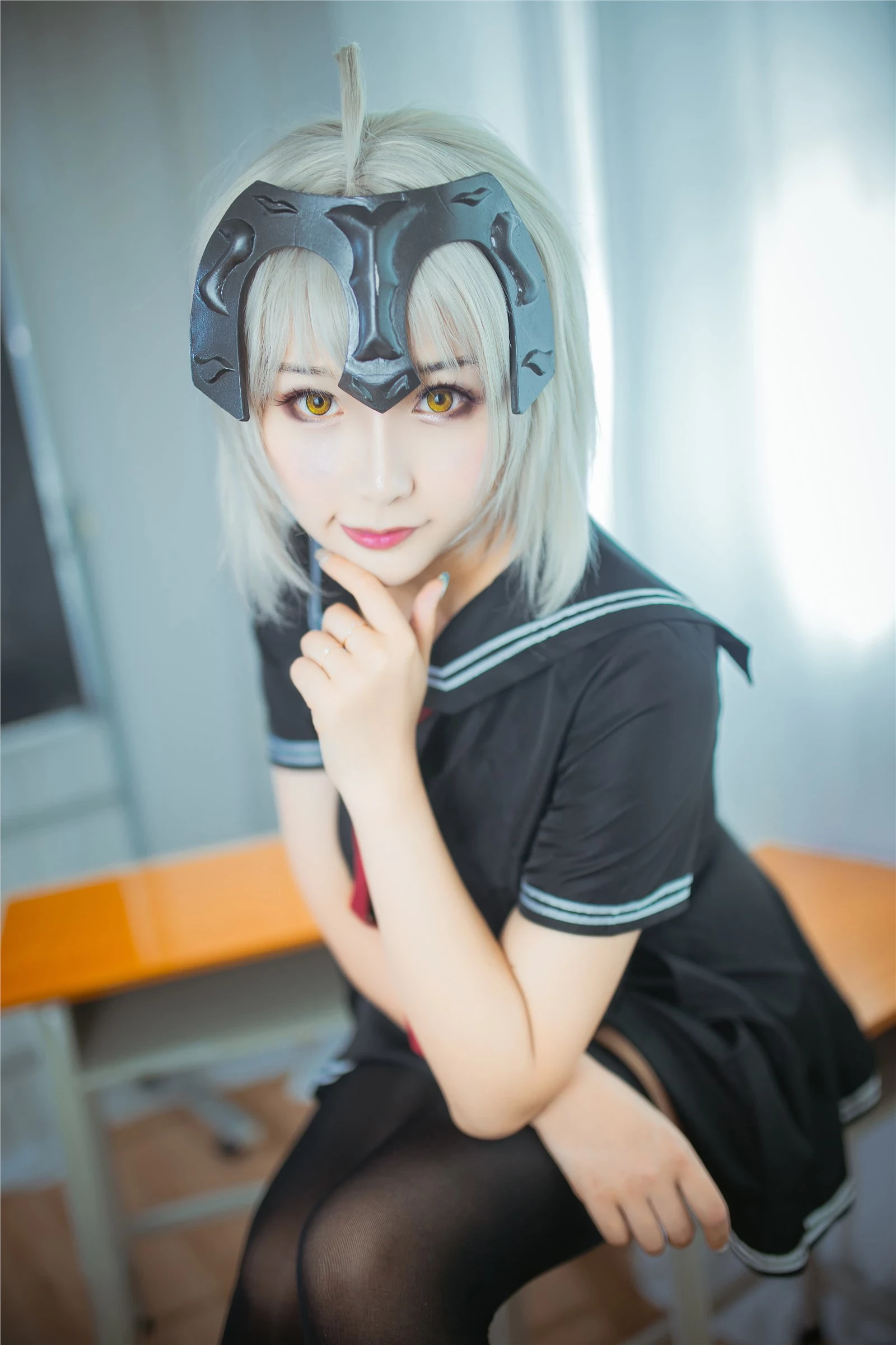 cosplay 三刀刀Miido - 黑貞德