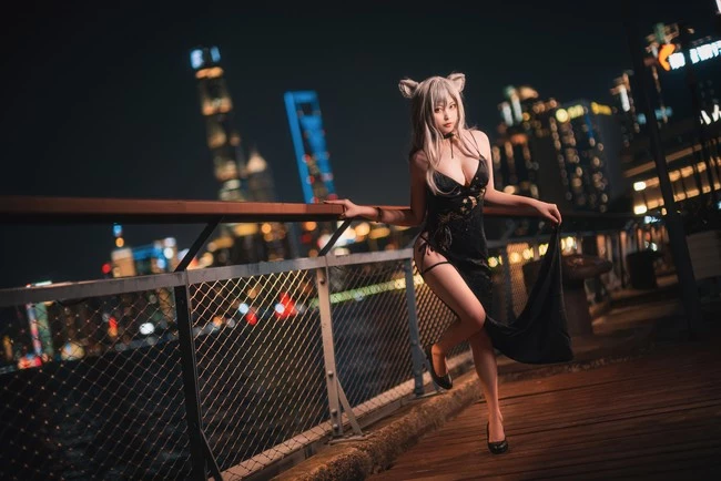 《明日方舟》黑禮服Cosplay[CN：櫻島嗷一] [8P]