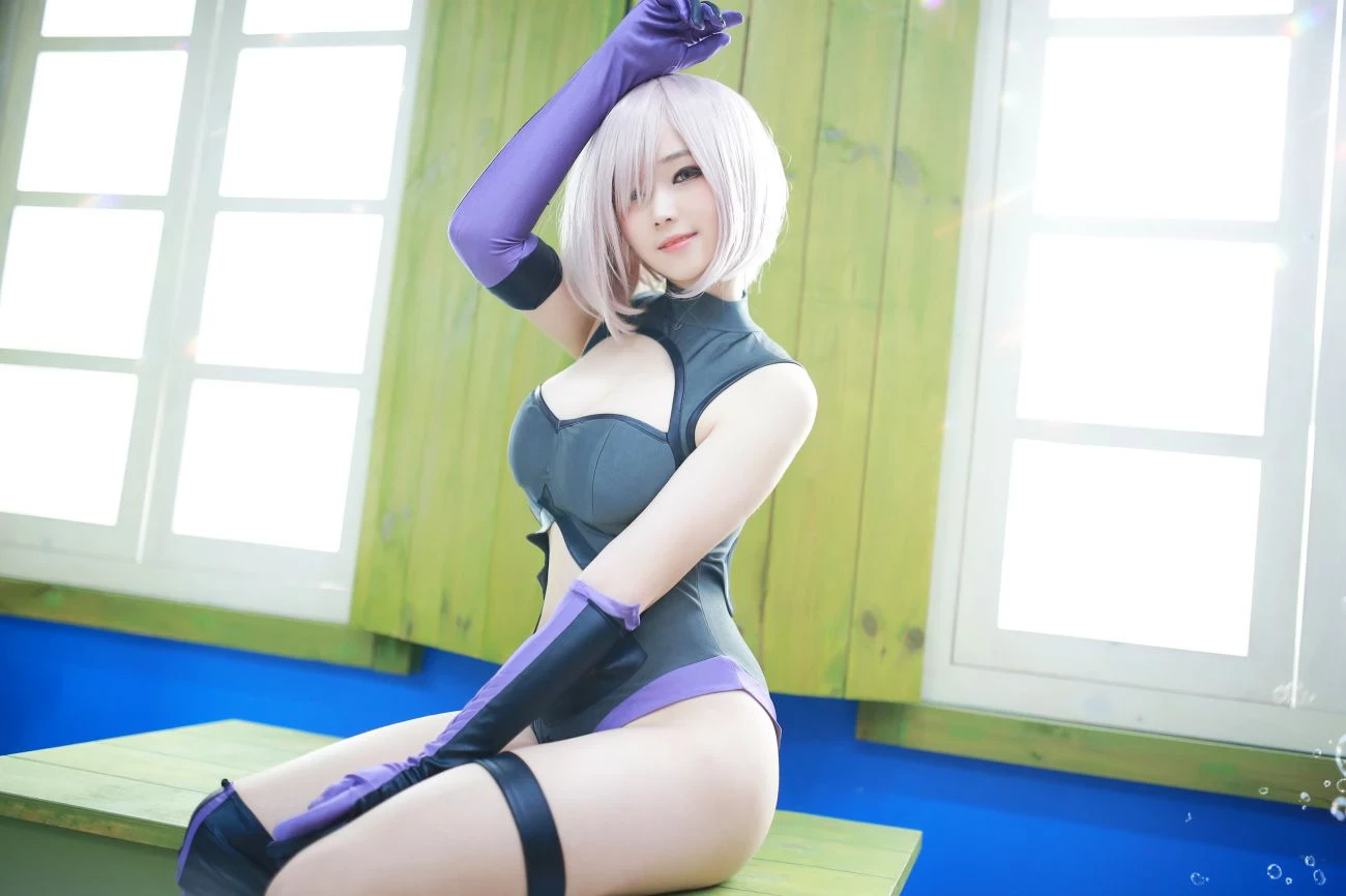 韓國美少女BamBi寫真 Fate Grand Order Mash Kyrielight Shielder