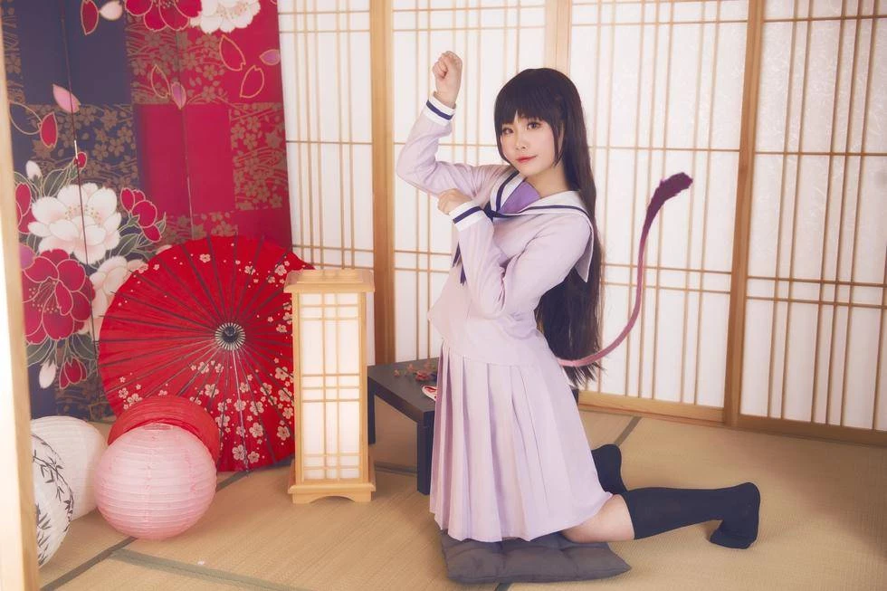 《野良神》一歧日和Cosplay學生妹美圖[CN：kumako方木左辛子] [12P]