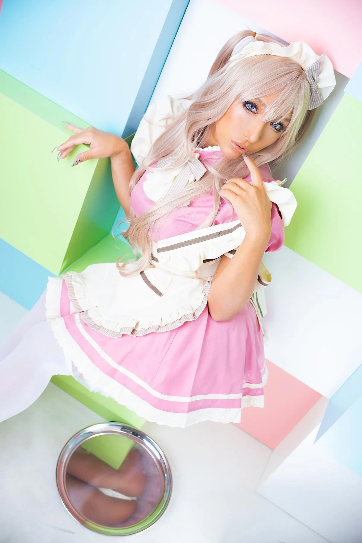 Cosplay nonsummerjack 黒ギャルメイドROM PINK CHOCOLATE