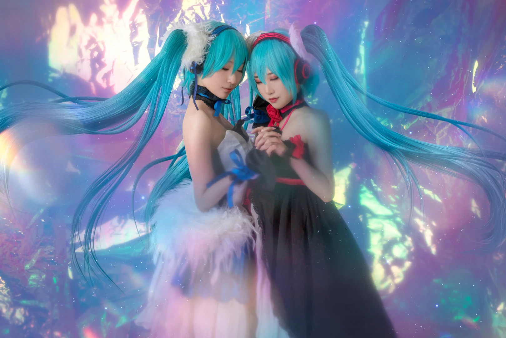 初音未來 第七龍神初音·紅：@七殺不是呆卡萌 第七龍神初音·藍：@阿魂不是天然呆 [9P]